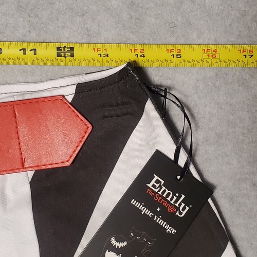 Emily The Strange x Unique Vintage Skirt Fit and Flare Swing Logo Size M 6-8 - Picture 15 of 17