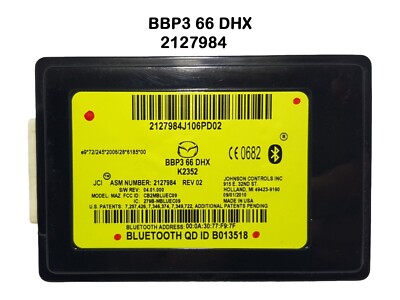 Genuine Mazda 3 Mk3 BM 2010-2018 Bluetooth Control Module Unit