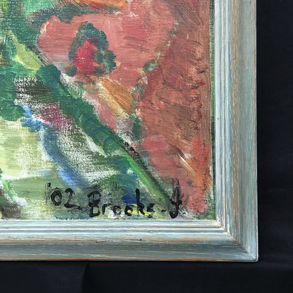 Contemporary English School Oil On Canvas Landscape Painting. Signed