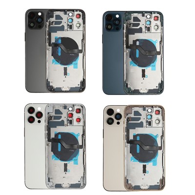Rear Back Cover Glass Housing Battery Door For iPhone 12 Pro Max Replacement 