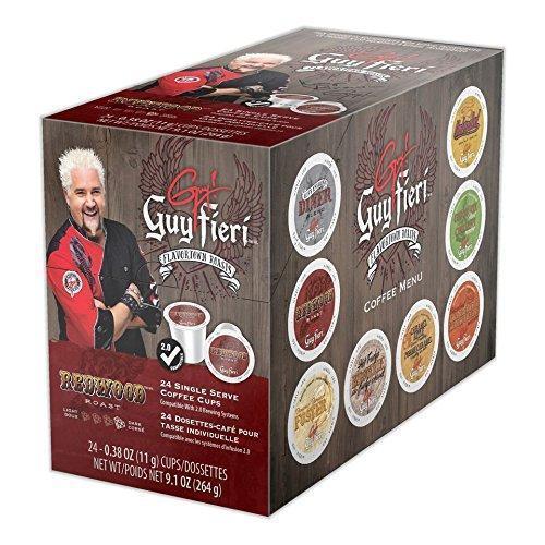 Guy Fieri Flavortown Roasts Redwood Roast Coffee 24 to 144 Keurig K cup