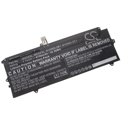Akku für HP Elite x2 1012 G1-Y0F40UP x2 1012 G1-Y0F50US 4750mAh 7,7V
