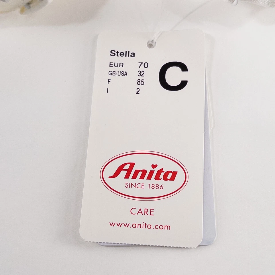 Sujetador Anita Care Post Mastectomía 32C Blanco Stella Encaje Borde Bolsillos Internos Inalámbrico Foto 3 de 4