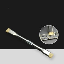 2pcs Double Metal Headed Brush Anti-Static IC Chip PCB Welding Circuit Board