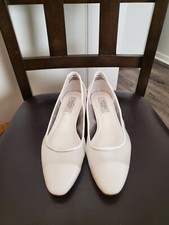 STEVEN NEW YORK Bridget Flats Textile Leather Women White 6.5M BNWOT