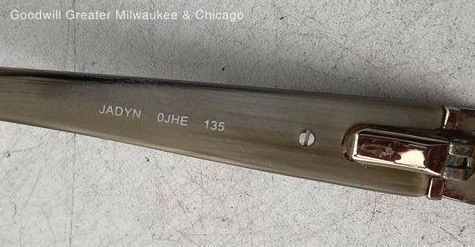 Marco de gafas para mujer Banana Republic marrón liso borde completo solo con estuche Foto 4 de 4