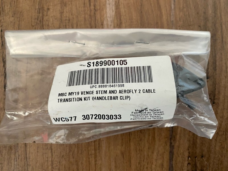 Specialized Aerofly 2 Handlebar Cable Transition Kit New Black Road TT Gravel