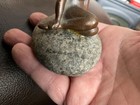 Bronze Little Mermaid Figurine Vintage 2.25” Small Sculpture MCM Danish signed — photo 6