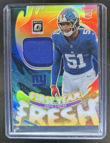 2025 Donruss Optic Abdul Carter Blue Hyper (RAW)