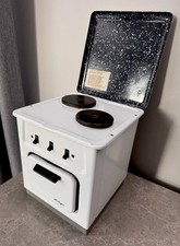 Vintage Hei iger Toy Electric Stove Oven Enamel Germany Working