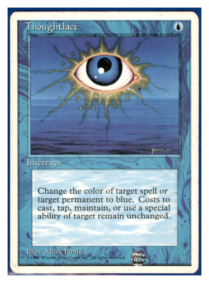 MTG - # Thoughtlace - Fourth Edition
