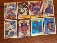 Andre Dawson HOF Baseball Card Lot - 8 cards