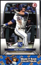 Nick Pratto 2023 Bowman #8 Kansas City Royals Rookie RC