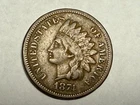 1874 INDIAN HEAD U.S. Cent. Very nice Fine. #q2