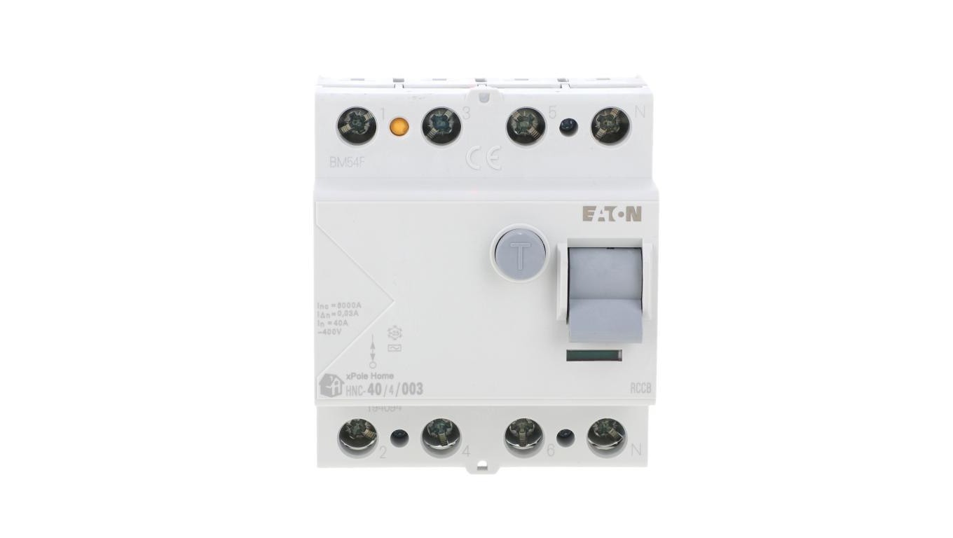4P 40A 0.03A Differential Current Switch Type AC xPole HNC 194694
