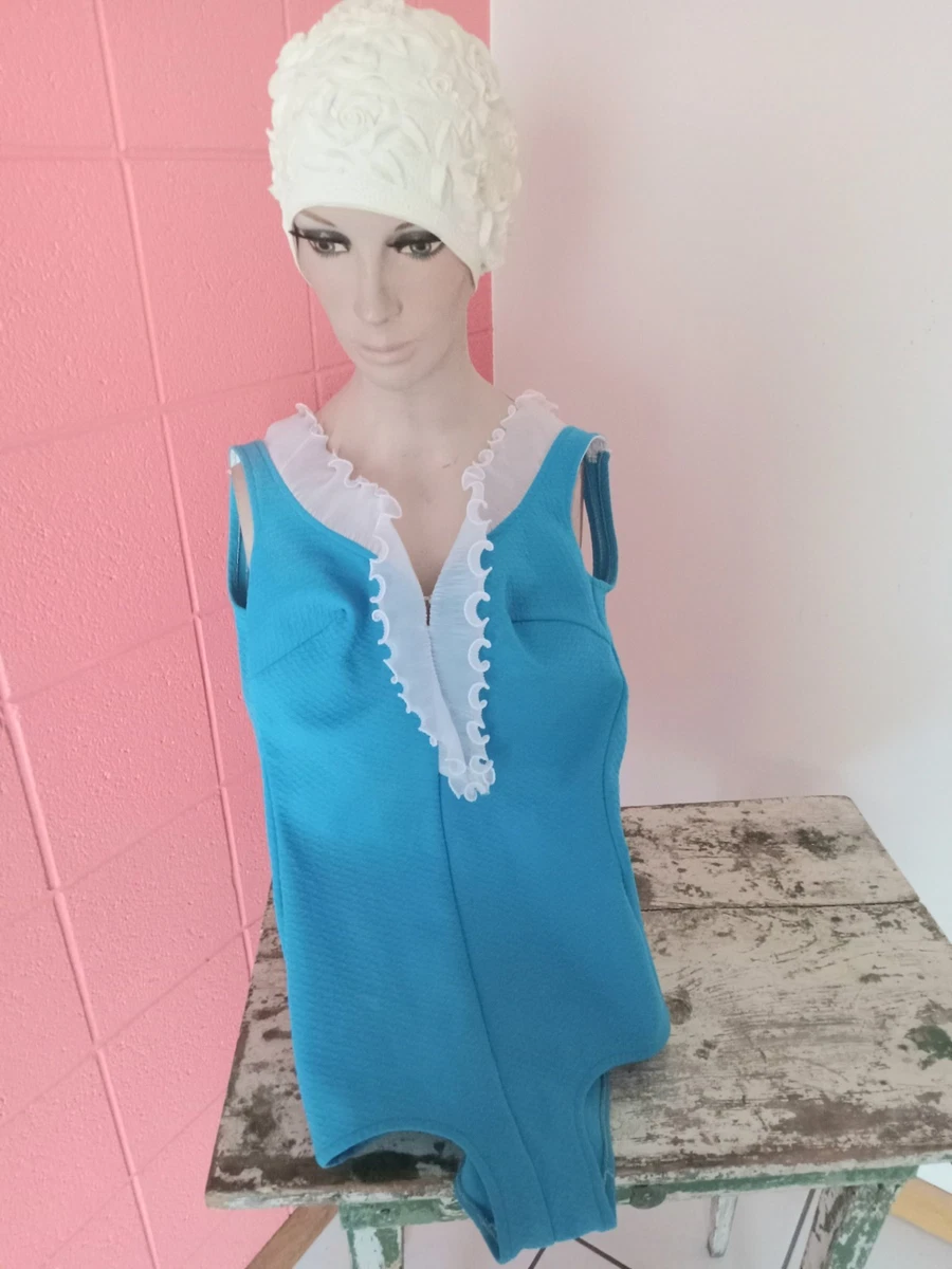Blue 1960s Vintage Swimwear for Women for sale | eBay