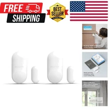 Smart Sensor for Doors & Windows 2 Pack - Wifi Contact Sensor for Home Securi...