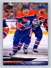 #555 Zach Hyman 2024-25 Upper Deck BASE Oilers
