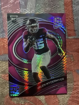 2022 Chronicles Draft Picks Spectra Pink Prizm Jalen Wydermyer /75 Rookie