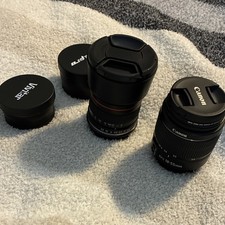 Canon, Vivitar, Bel 58mm Telephoto, Macro, Wide Angle Lens Set for Canon Cameras