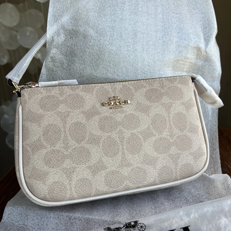 NWT Coach Nolita 19 In Signature Canvas CW426 (Sand/chalk) Beige Cream ￼ - Image 4 of 4