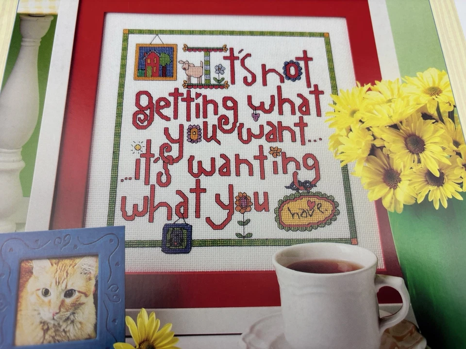 Leisure Arts Sue Dreamer Express Yourself Counted Cross Stitch Pattern 2R - Image 2 of 3