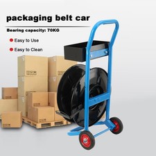 Verpackungsriemenwagen Mit Werkzeugbox F&uuml;r PP PET Stahlband 70Kg Tragkraft