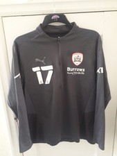 Barnsley FC Puma 1/4 Zip Training Long Sleeve Football Shirt