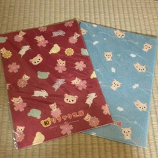 San-X Korilakkuma Clear File Japanese Pattern Collectible Office Supplies