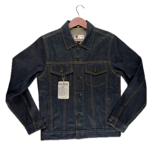 Tellason Type III Cone Mills White Oak  S Mens Denim Jacket USA NWOT P2P 19.5 - product listing photo