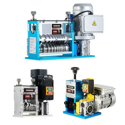 Creworks elektr/manuell Kabelschälmaschine Max.40mm Kabelabisoliermaschine Kable