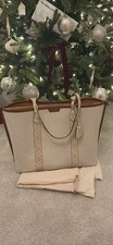 Tory Burch Large Brown & Beige Tote - Used Once