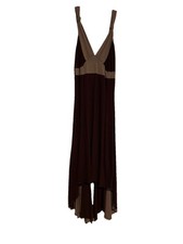 Vintage Guess Maxi Dress V-Neck Brown Boho Y2K 2000s