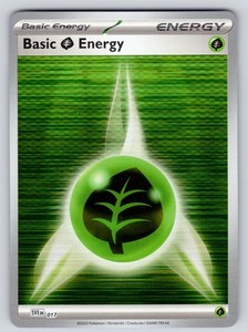 Basic Grass Energy 017 SVE: Scarlet & Violet Energies Reverse Holo