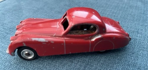 Dinky Toys No. 157 Vintage Red Jaguar Car