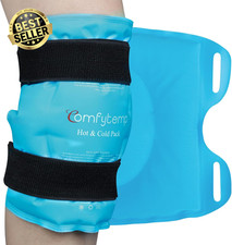 27X35Cm Knee Ice Pack for Injuries, Reusable Gel Cold Pack for Knee Pain Relief,