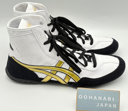 Asics EX-EO Wrestling Boxschuhe neues Modell TWR900 1083A001 weiß schwarz gold - Bild 9 von 22
