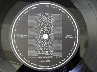 Joy Division Unknown Pleasures Factory YX-7337-AX Japan VINYL LP