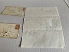 CIVIL WAR 3 ITEMS CAPT. CHARLES WINN ORDNANCE REPORT 58th PA. 2 COVERS TO & FROM
