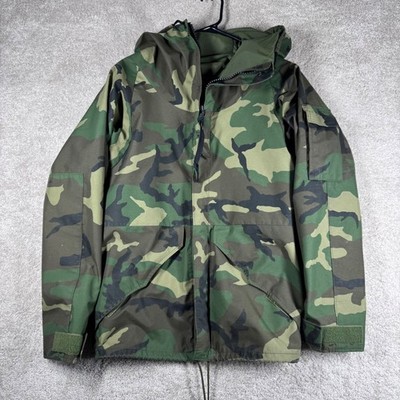 Raven Industries Mens XS ECWCS Gen 1 Woodland Camo Parka Jacket DLA100-87-C-0602
