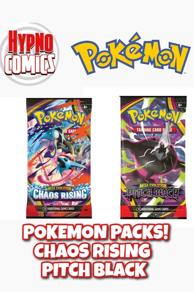 Hypno Pokemon - Pokemon Packs & Singles! Pitch Black-Chaos Rising & More!