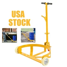 US Stock 55 Gallon Drum Dolly 1200lbs Dolly Cart Swivel Casters Barrel Cart