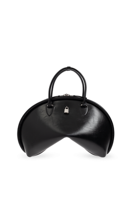 ACNE STUDIOS Bowlina Black Leather Shoulder Bag New | eBay