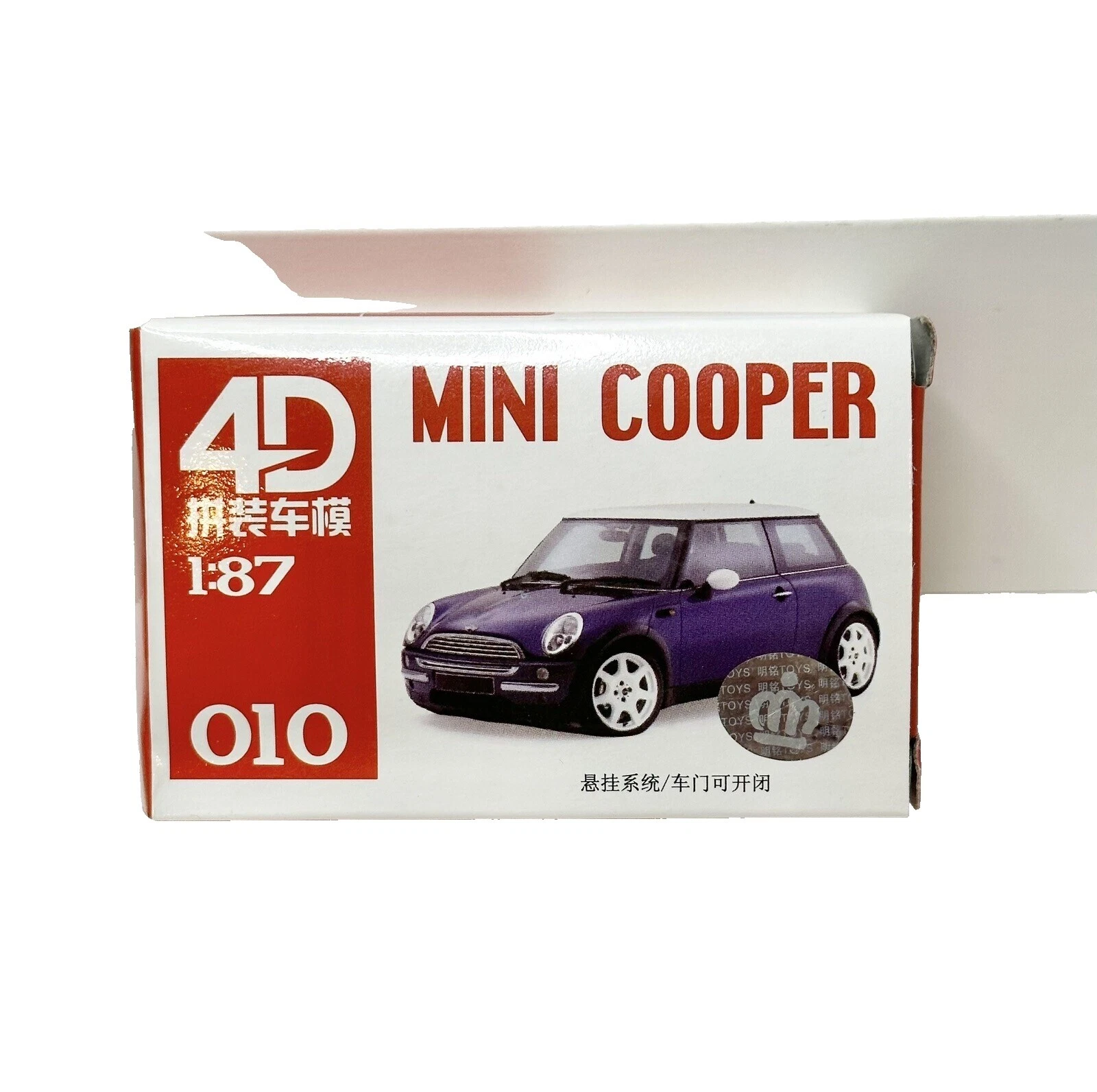 Mini Cooper 1:87 Scale Cars Vehicles