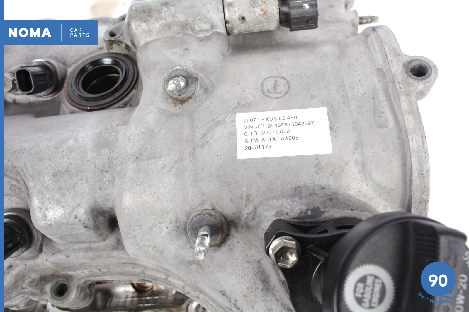 07-17 Lexus LS460 XF40 4.6 V8 Left Driver Side Engine Cylinder Head Assembly OEM