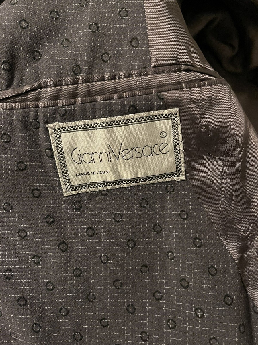 ジャケット・アウター versace vintage coat Vintage VERSACE Coat Versus Versace Jacket Black Faux Fur