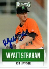Wyatt Strahan 2015 Dayton Dragons Signed Card