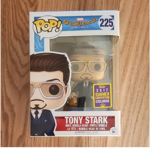 Spider-Man Homecoming Tony Stark #225 Funko Pop! SDCC 2017 Exclusive Summer