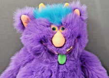 Weirdo Willy Purple Pet Monster Plush Toy Russ Berrie Korea 13  Vintage 80s