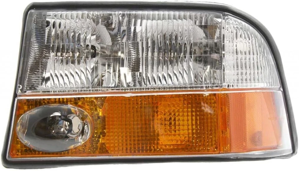 Headlights For 1998-2005 GMC Jimmy With Integral Fog Light Left Right Pair Foto 4 de 4